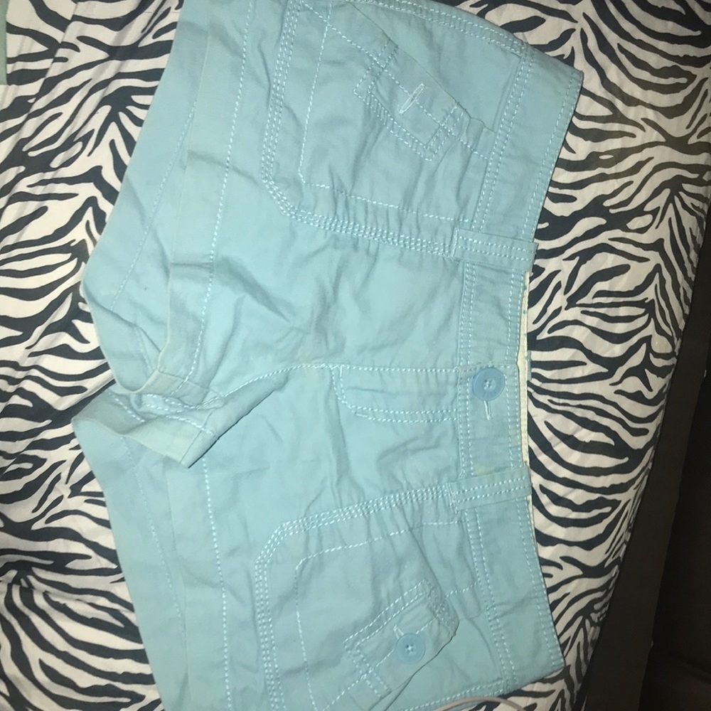 Blue shorts